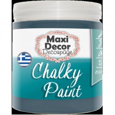 Χρώμα Κιμωλίας 250ml Maxi Decor Chalky 524 Γκρι Πετρόλ_CH524250